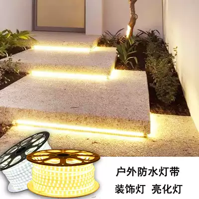 LED light with living room dark slot hanging ceiling color soft light bar outdoor decorative light Strip Strip Strip Strip Strip long Line light home 220V