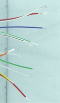 Very fine silver-plated soft tensile headphone wire outer diameter 0 6mm can be prepared transparent wire temperature-resistant antioxidant ear wheat wire