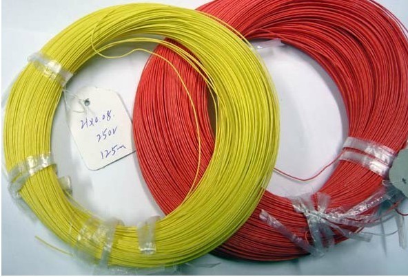 Abrasion-proof ultra-fine 14 multi-strand silver plated core high temperature resistant wire 0 05 squared outer diameter 0 55mm 300 55mm degrees of oil proof temperature resistance