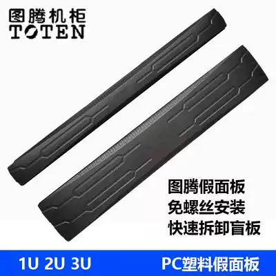 Promotion new totem cabinet 1U fake panel 2U blind panel decorative panel 4U cabinet plastic fake panel