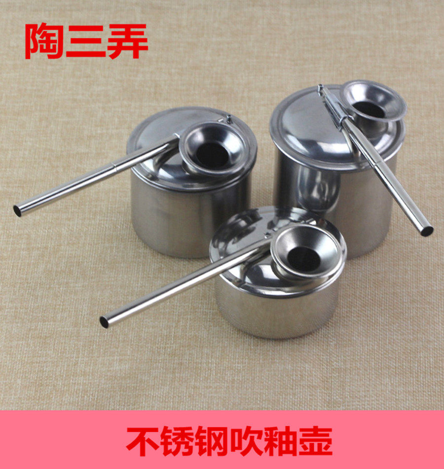 Quality stainless steel blown glazed pot painting with spray pot pottery clay oil pot pottery Spray Pot Pottery Spray Pen Spray Pump