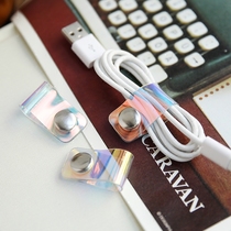 Portable wire Winder data cable storage buckle Apple data cable retractor charging cable universal headset winding wire