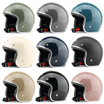 Taiwan evo rétro helmet gingergovespa pedal Gold gira locomotive moto 3 4 demi-casque homme et femme quatre saisons