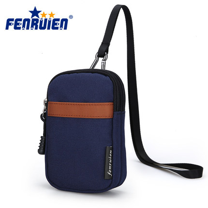 梵瑞恩5.5寸6寸手机包男士腰包穿皮带迷你小包