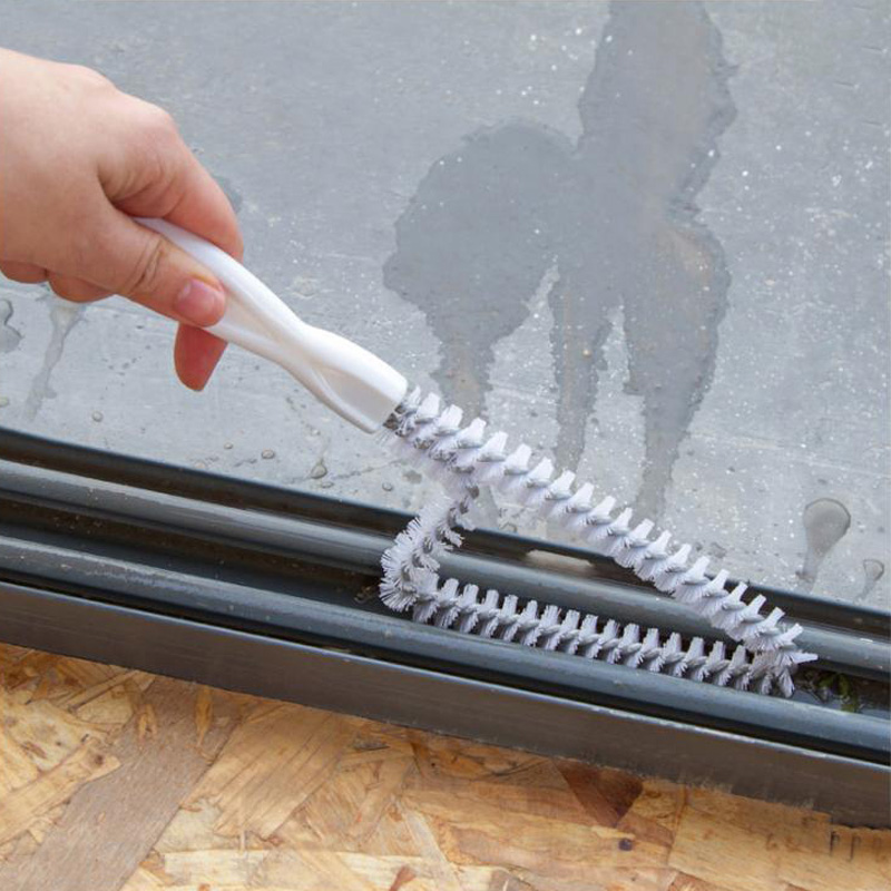 Window groove cleaning tool gap brush kitchen gas stove wash table decontamination small brush groove cleaning brush