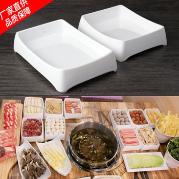 Haidilao melamine can be stacked with beef and mutton side dish