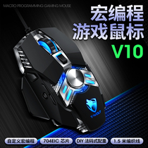 Desktop computer mouse external girl mute home wired machinery notebook special game extension line aggravation
