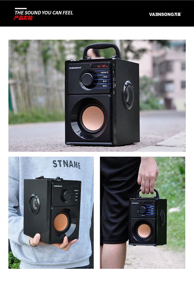 máy chiếu panasonic VAENSON / Halloween A10 Loa không dây Bluetooth loa siêu trầm siêu âm điện thoại di động mini stereo ngoài trời di động 3d bao quanh súng nhỏ thép nhà K ca sĩ đài phát thanh - Trình phát TV thông minh cục phát wifi di dong