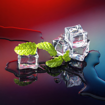 Simulation ice cube fresh photo props ornaments Jewelry Food fruit photography Fake ice cube posing decoration shooting