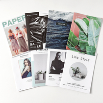 Photography English magazine Food shooting background cloth ins wind decoration Posing cards Photo props ornaments accessories