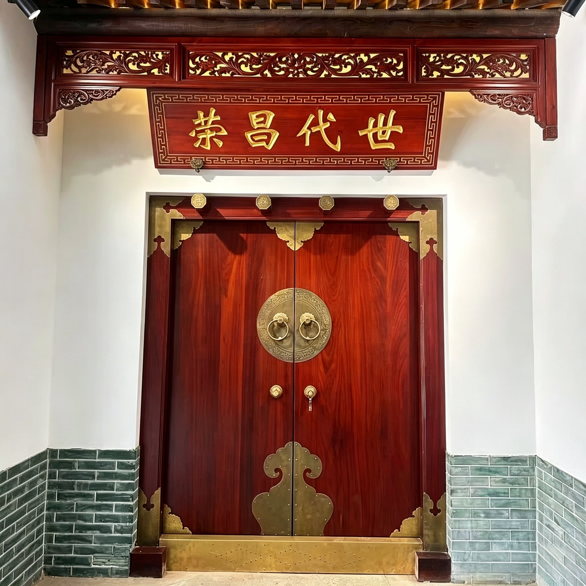 渔匠仿古大门厂家的LOGO
