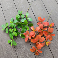 Artificial Mangrove Greenery Single Branch Fake Tree Branch Dead Tree Large Tree Decorative Greenery Fake Leaves Plastic Autumn Green Leaves