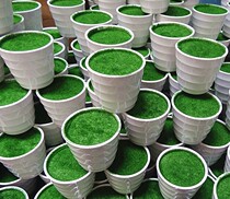 Plastic flower pots Fake flower pots with foam one-piece small flower pots Imitation porcelain flower pots Decorative flower pots Flower arrangements Flower pots Vases