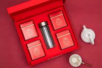 New with Glass 4 cans a catty Qimen black tea empty packaging box quality tea packaging gift box