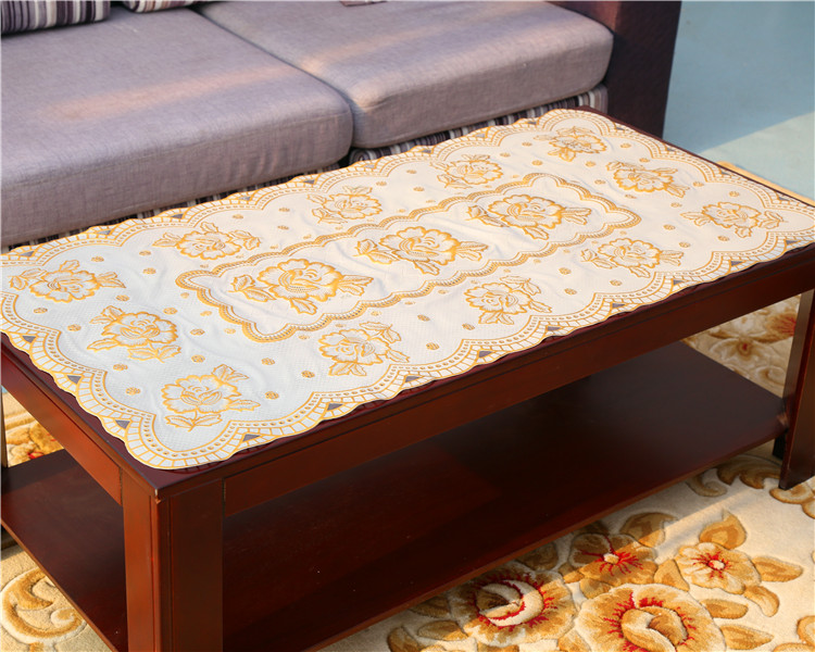 Trống placonats ren bảng vải vải nhựa PVC trong suốt bàn cà phê mat dầu chống thấm đệm khăn trải bàn nhựa