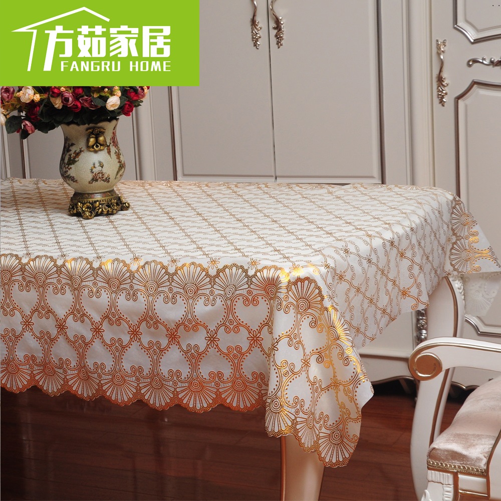 Không thấm nước dùng một lần bàn khăn trải bàn ren vải khăn trải bàn nhựa PVC pad Continental kính mềm quanh bàn cà phê vải - Khăn trải bàn khăn trải bàn cute