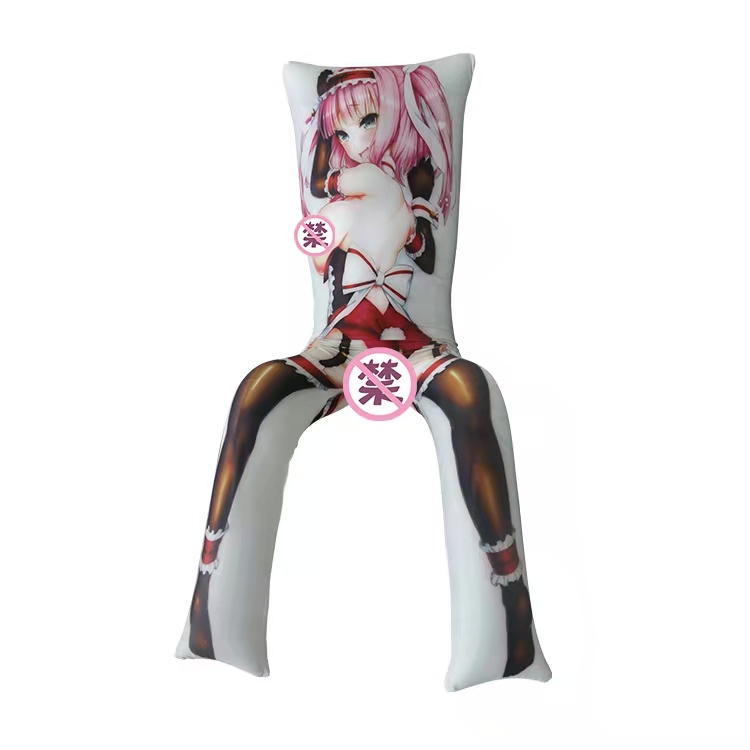 Inflatable cannon-style pillow full body anime famous utensil flying cup masturbation inverted model adult sexy men's products doll big