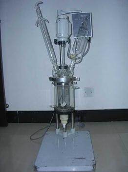 Double glass reaction kettle S212-2L double layer glass reaction kettle 2L plant price direct
