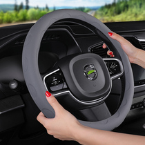 Summer silicone gel car steering wheel cover female non-slip to cover all seasons D type universal abrasion resistant soft ultra-thin and tasteless