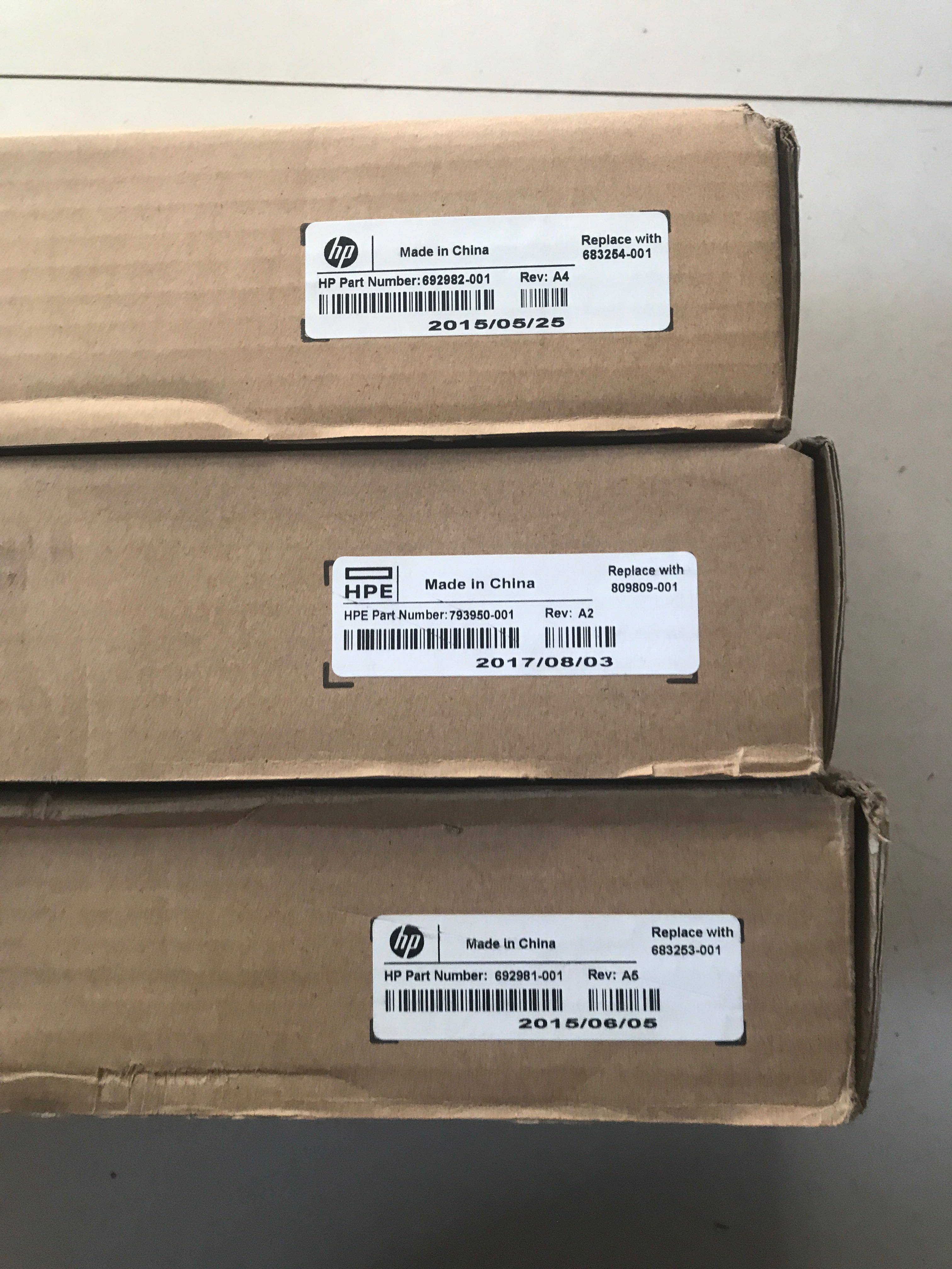 HP 3PAR Disk Array Enclosure Storage Cabinet Rail 692982 793950 692981 Disassembled