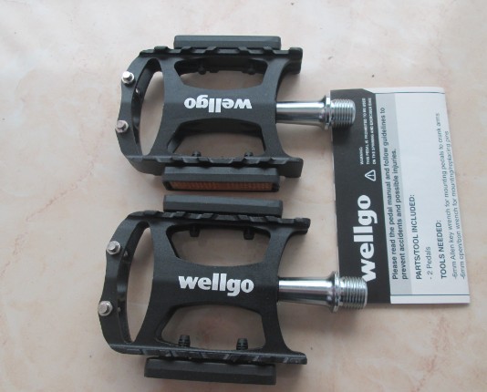 wellgo Vig bicycle quick release pedal folding bike mountain ultra-light bearing CNC aluminum alloy QRD-M079