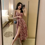 Летнее шифоновое пляжное платье, весенняя длинная юбка, стиль бохо