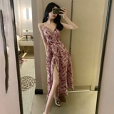 Летнее шифоновое пляжное платье, весенняя длинная юбка, стиль бохо