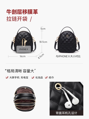 Модная сумка через плечо, черная сумка на одно плечо, из натуральной кожи