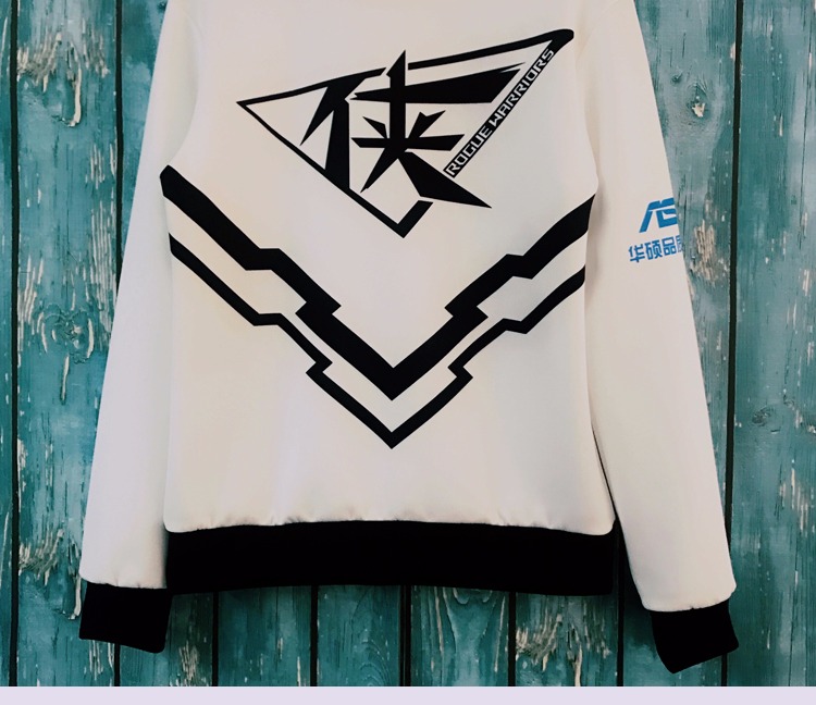 League of Legends quần áo nam dài tay áo 2018 mùa xuân lpl đội CHÚNG TÔI, RW, RNG đội đồng phục IG dây kéo áo len hoodie tím