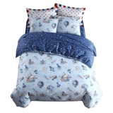 Детский хлопковый комплект для прямой трансляции, мультяшное покрывало, 4 предмета, 3 предмета