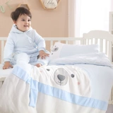 Одеяло, хлопковый комплект, детское покрывало для детского сада, 3 предмета