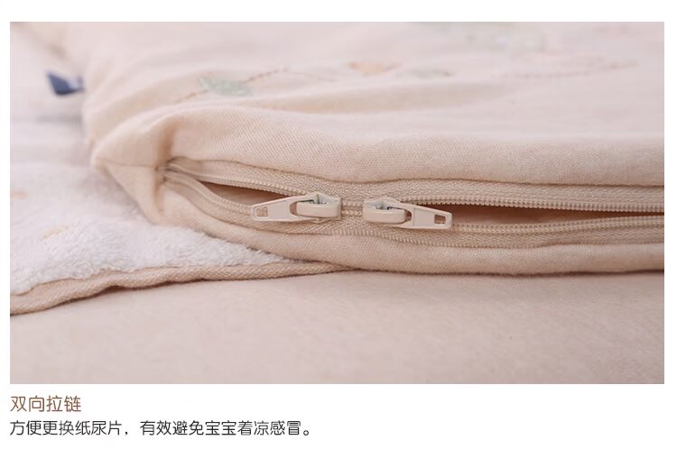 Giấc mơ sạch sẽ cho bé sơ sinh màu cotton áo ngủ túi giặt bé ôm bông sơ sinh may túi ngủ cho bé