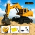 Điều khiển từ xa máy đào đồ chơi hợp kim có sạc máy móc trẻ em máy xúc không dây kỹ thuật thủy lực mô hình xe nam đồ chơi thông minh cho bé Đồ chơi điều khiển từ xa