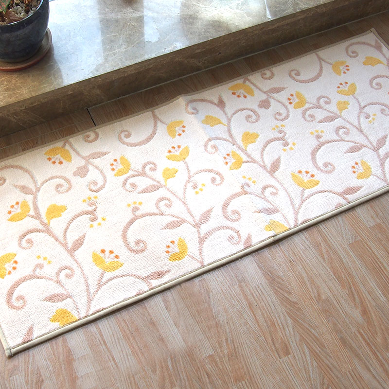 Condo multi-acrylic fiber yarn long version ground mat kitchen floor anti-slip water suction guest bedroom sofa footbed rug