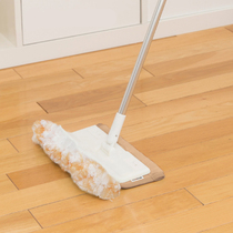 Kangduo small seal fluff type floor wiper telescopic handle curved floor wipe head dust removal flat Mountain
