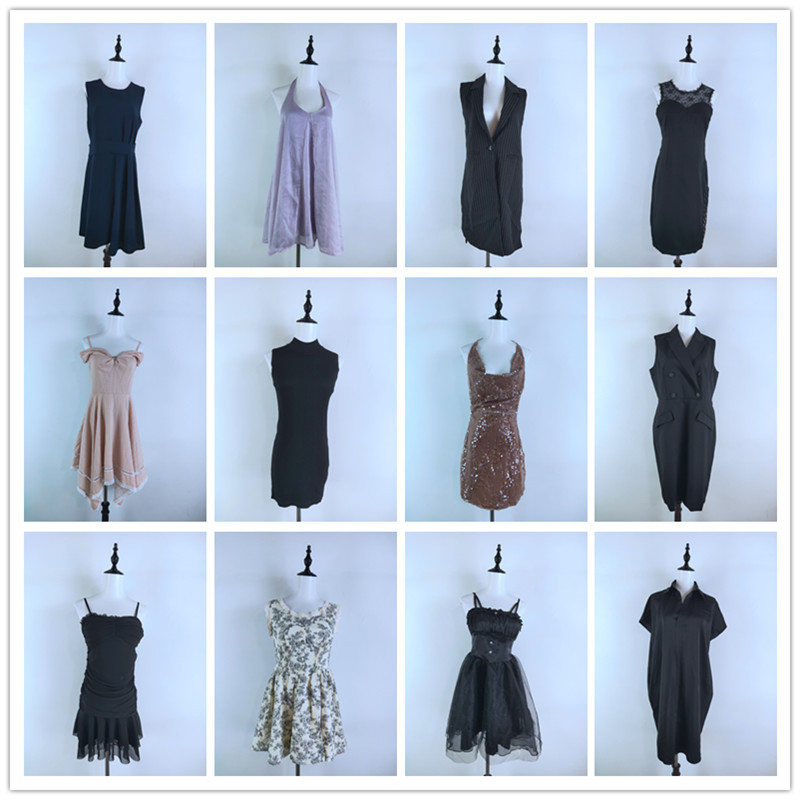 Vintage Original Pieces, Unique and High-Quality Items That Won'T Clash with Other Outfits, Artistic and Elegant Dresses for Petite Women, Sexy Low-Cut Dresses