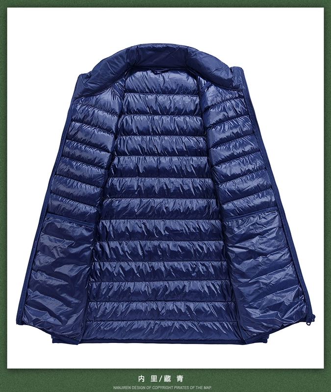 Nam Cực xuống vest nam mùa thu và mùa đông nhẹ áo ấm phiên bản Hàn Quốc của áo vest vai thể thao cotton vest - Dệt kim Vest