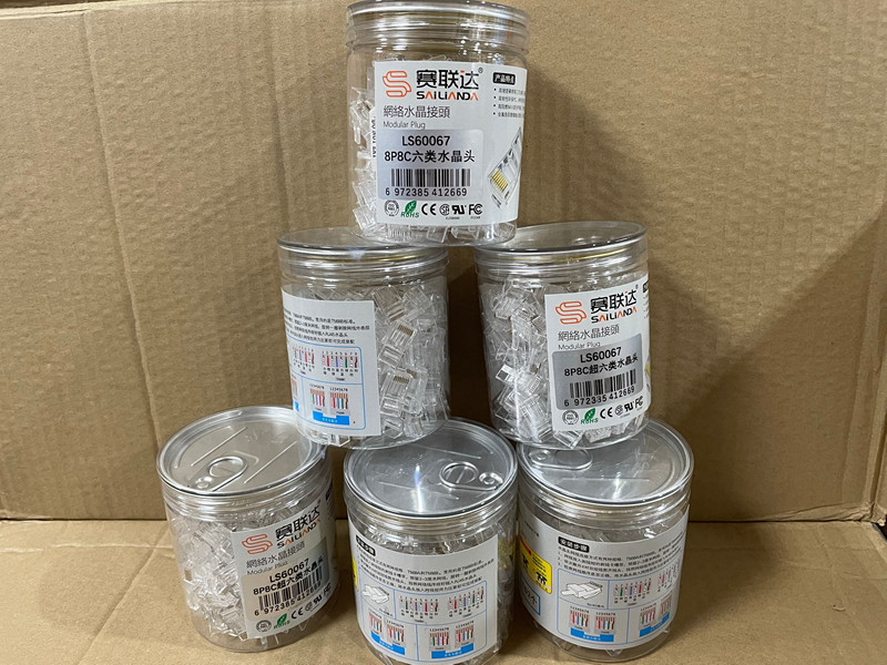 Sylianz Dcanned Crystal Head 6 Class Six 8 Unshielded Promotion rj45 Computer Network Route Connection Head