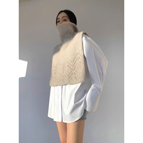 MaryME2022 spring fashionable classic Longwone Xinjiang cotton with a very large profile white shirt taste of retro harbor