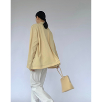 MARYME summer Japanese imported hemp anti - wrinkle coat female thin loose