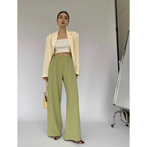 MaryME2022 - Spring and summer Japan imports a slice of three - dimensional cut legs long air pants