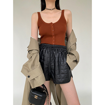 MARYME 2022 new Yang Yang Yarn knit knit in the bottom with a hanging vest female outer wear