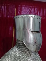 Crusader Cavaliers helmet covered with helmets Mediterranean helmets