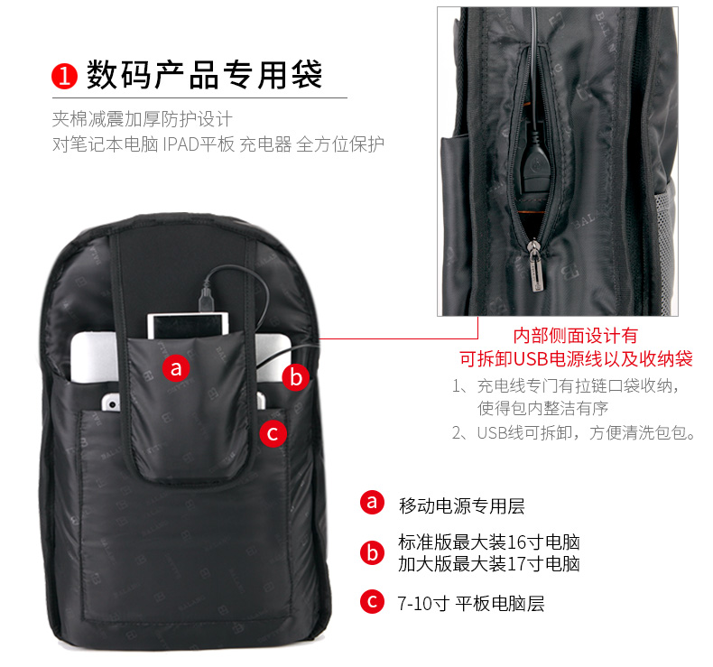 Barang 2019 túi đeo vai nam mới kinh doanh ba lô bình thường dung lượng lớn máy tính du lịch túi sinh viên đại học - Ba lô balo đi học nam