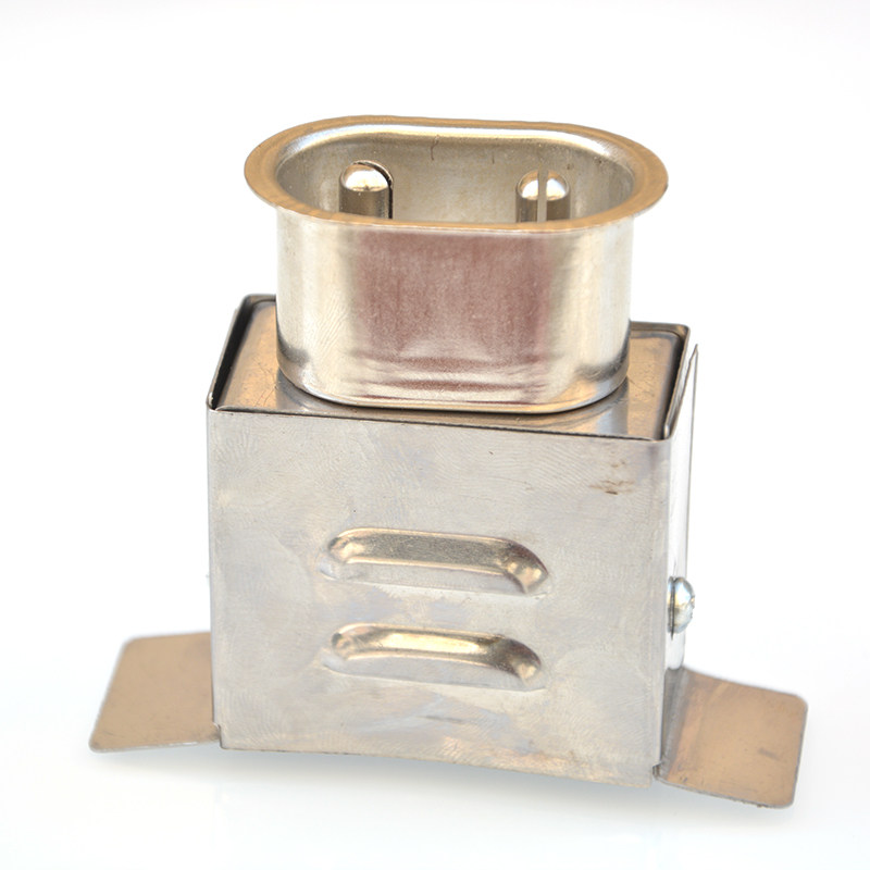 T727 35A high temperature resistant plug socket ceramic heating ring aluminium alloy base copper column 6mm