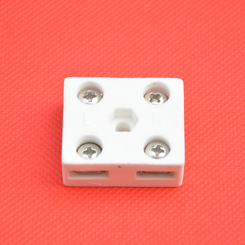 30A ceramic wiring end sub-bench two wiring seat high temperature resistant insulated wire connector stainless steel wire connector