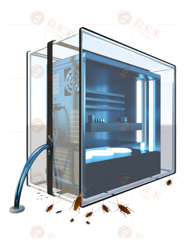 Computer Dust Cover, Sea View Room, New Desktop Case, Anti-Cockroach Net, Heat Dissipation, Anti-Cat Hair, Breathable Host Protective Cover