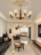 French-Style Living Room Chandelier, Vintage Lamp, Retro Romantic European Style, High-End Light Luxury American Designer Model, All-Copper Lighting Fixtures