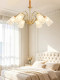 All-Copper Chandelier, French Light Luxury New Style, Living Room and Dining Room Lamp, Cream Style, European and American Retro Bedroom Chandelier Lighting Fixtures