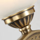 All-Copper European-Style Wall Lamp for Living Room, Simple European-Style Tv Background Wall, Bedroom Bedside Wall Lamp, Antique Staircase Jade Copper Wall Lamp